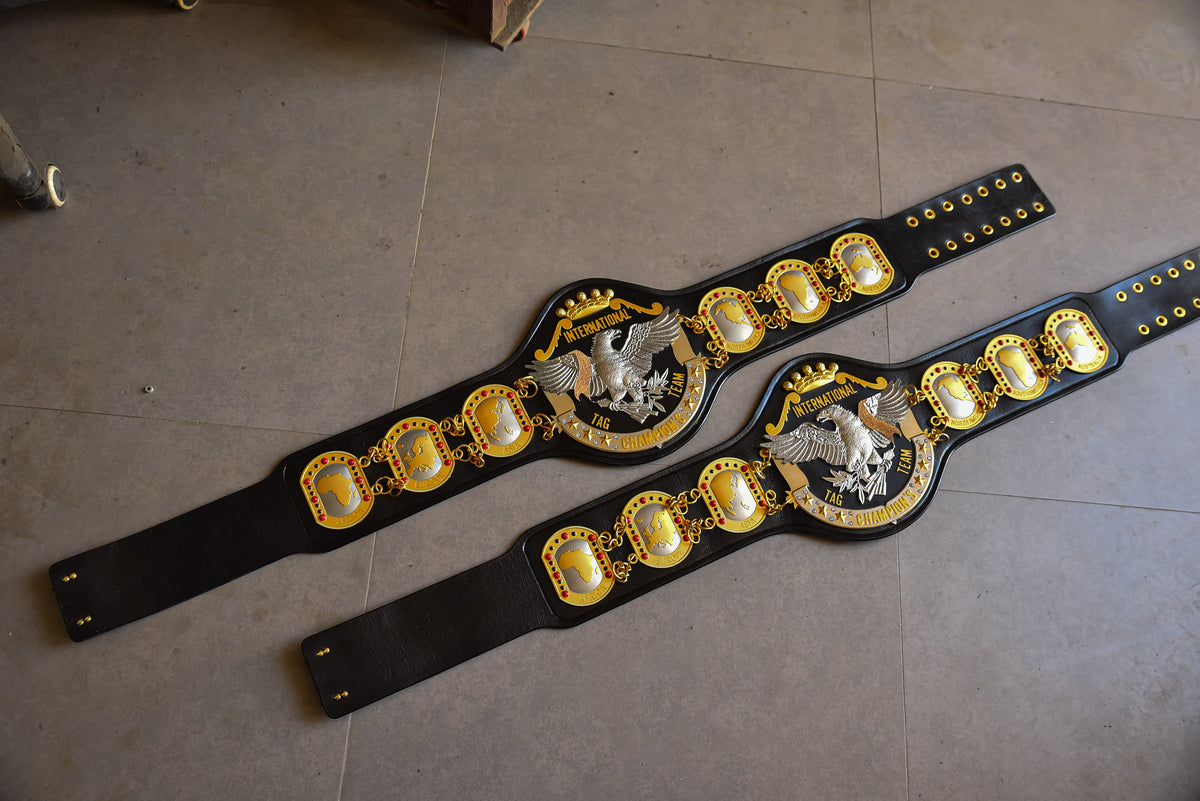 NWA International Tag Team Championship Title Belt