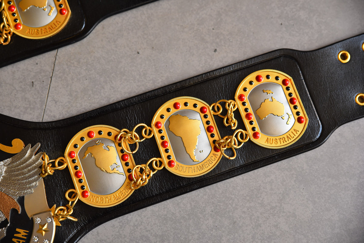 NWA International Tag Team Championship Title Belt