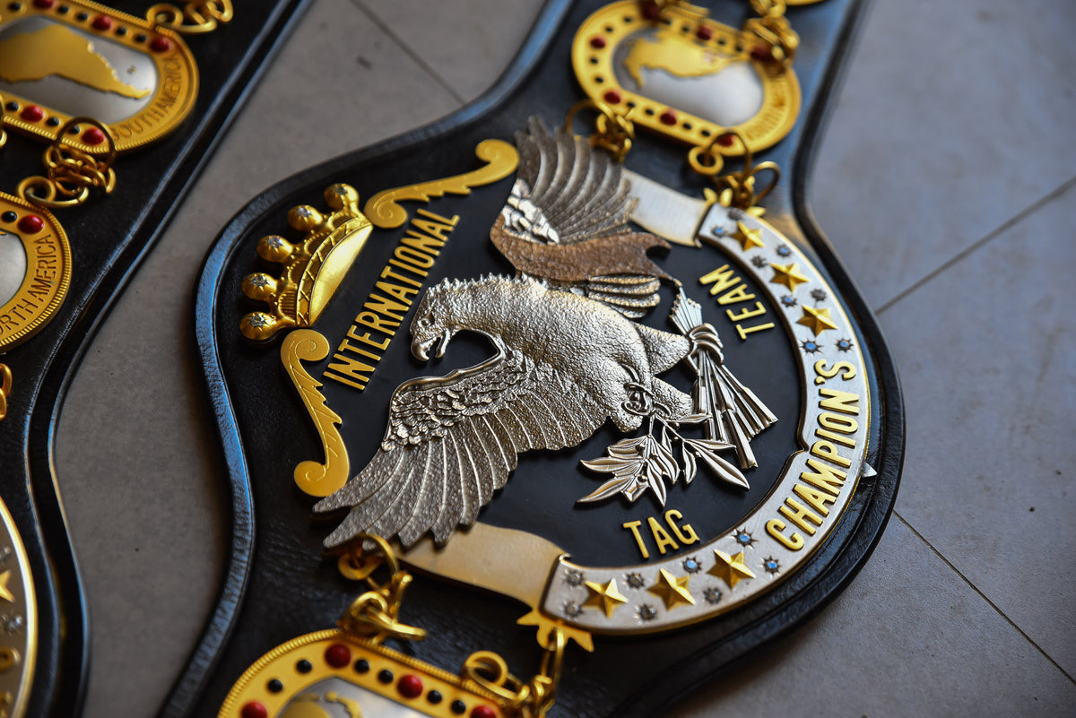 NWA International Tag Team Championship Title Belt