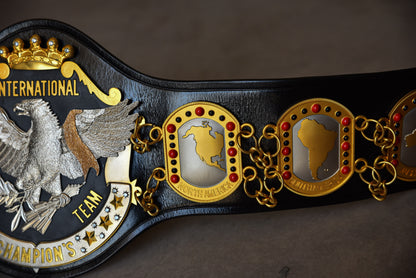 NWA International Tag Team Championship Title Belt