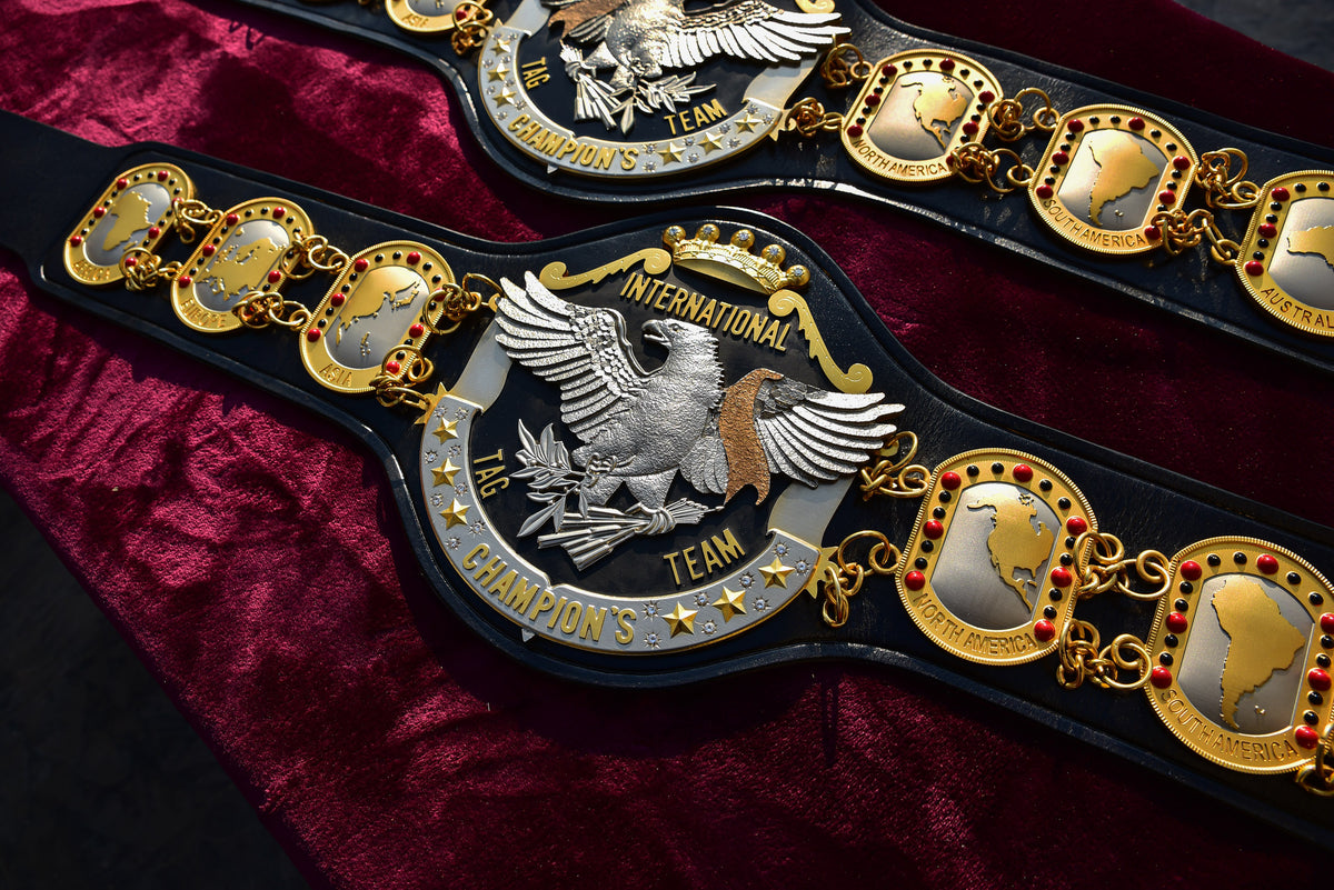 NWA International Tag Team Championship Title Belt