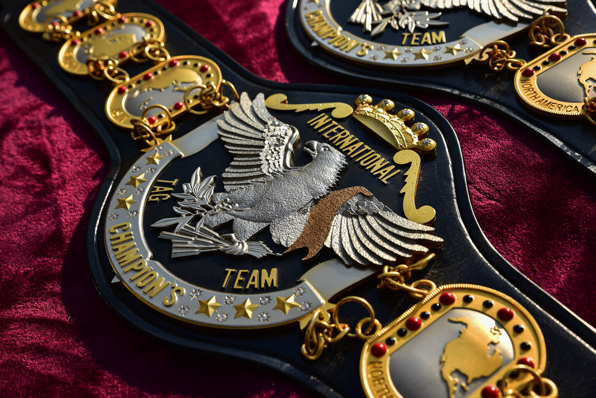 NWA International Tag Team Championship Title Belt