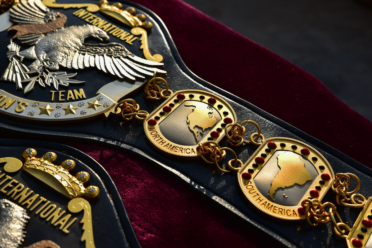 NWA International Tag Team Championship Title Belt