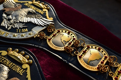 NWA International Tag Team Championship Title Belt