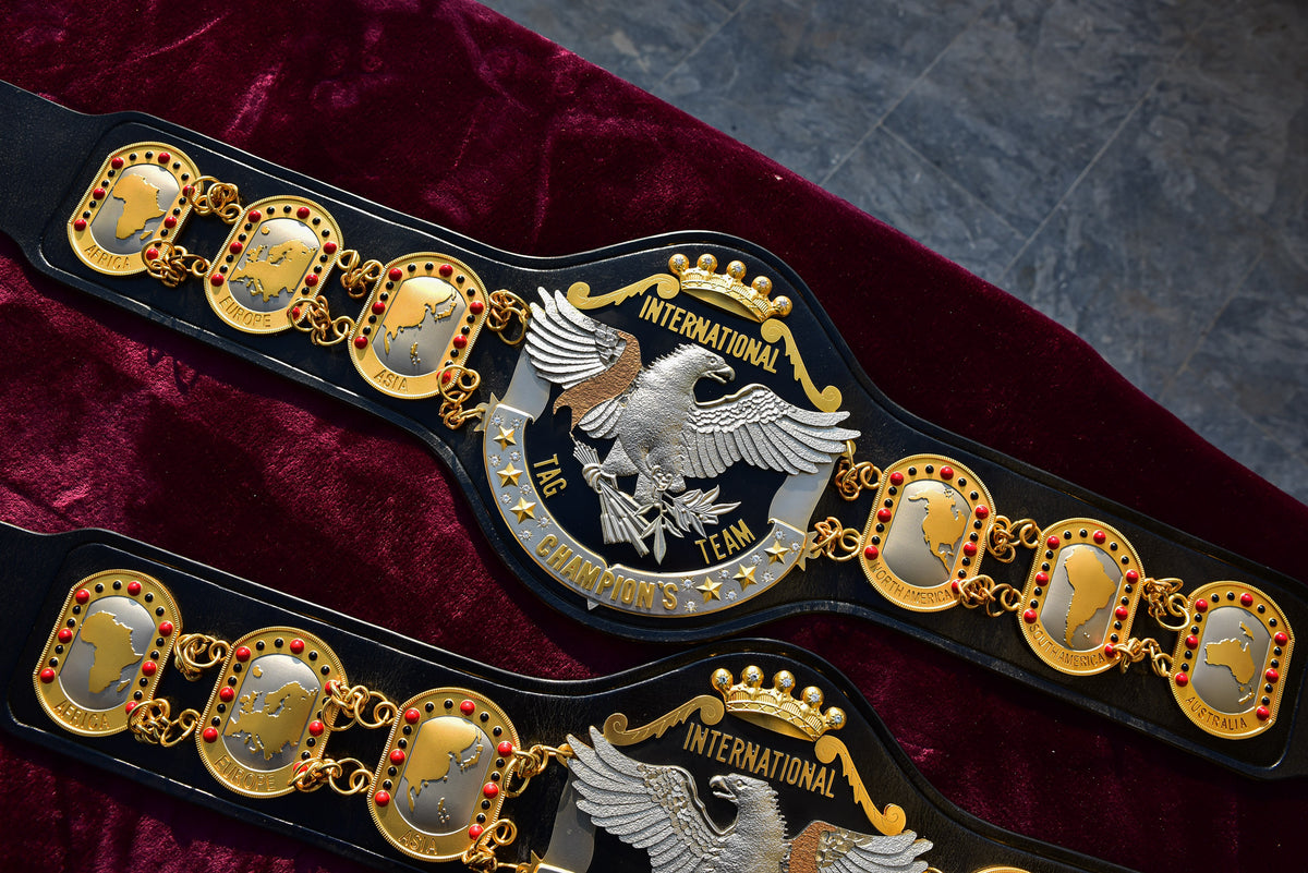 NWA International Tag Team Championship Title Belt