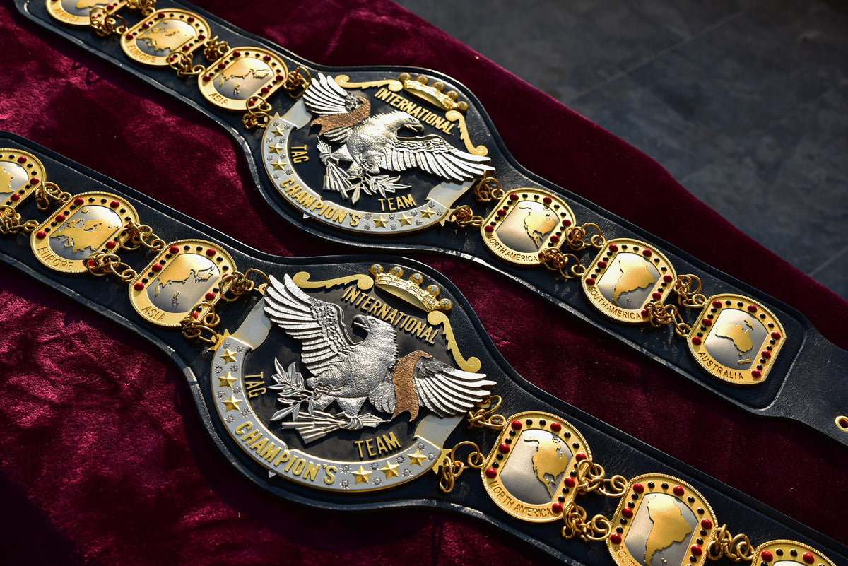 NWA International Tag Team Championship Title Belt