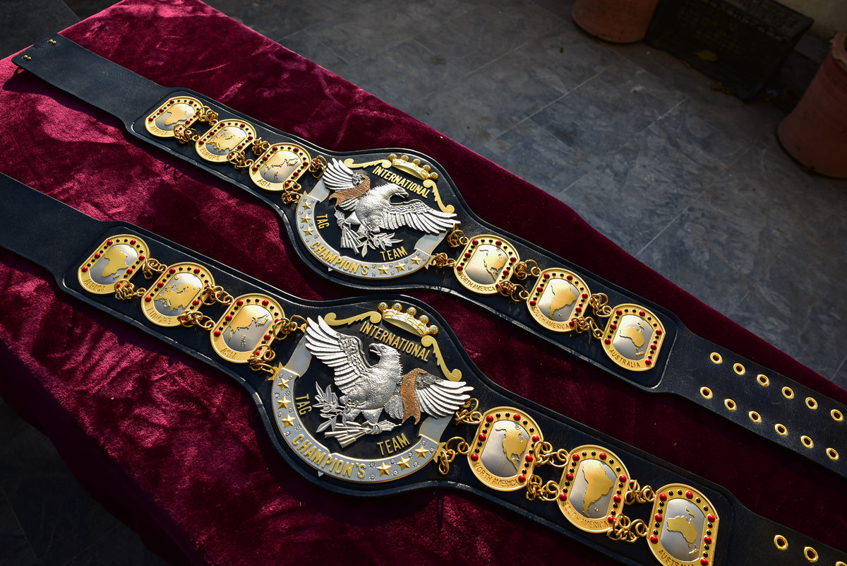 NWA International Tag Team Championship Title Belt