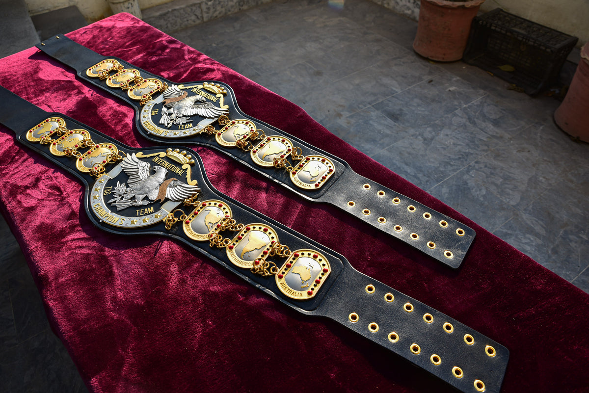 NWA International Tag Team Championship Title Belt