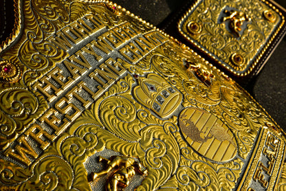 Premium Crumrine Big Gold on Brown Leather Gallery 1