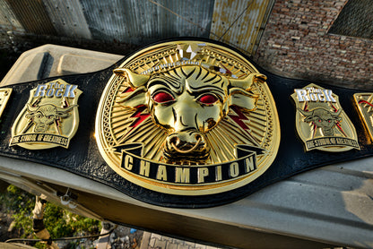 The Rock Brahma Bull Championship Title Belt Gallery 1