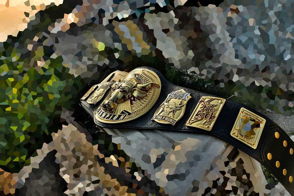 The Rock Brahma Bull Championship Title Belt Gallery 1