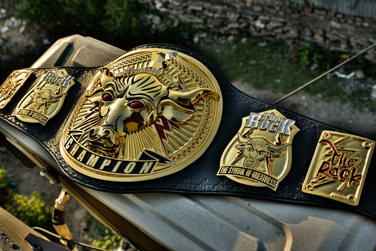 The Rock Brahma Bull Championship Title Belt Gallery 1