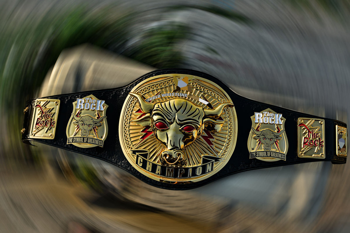 The Rock Brahma Bull Championship Title Belt Gallery 1