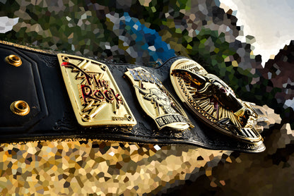 The Rock Brahma Bull Championship Title Belt Gallery 1