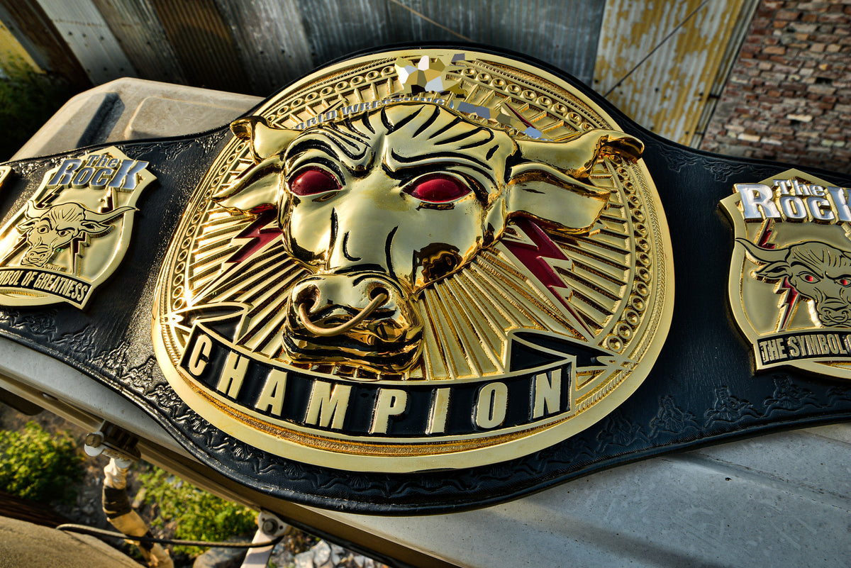 The Rock Brahma Bull Championship Title Belt Gallery 1