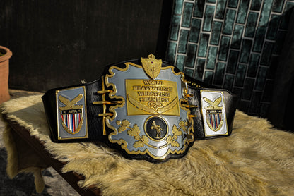 AWA World Title with Twisted Bars