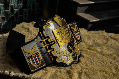 AWA World Title with Twisted Bars