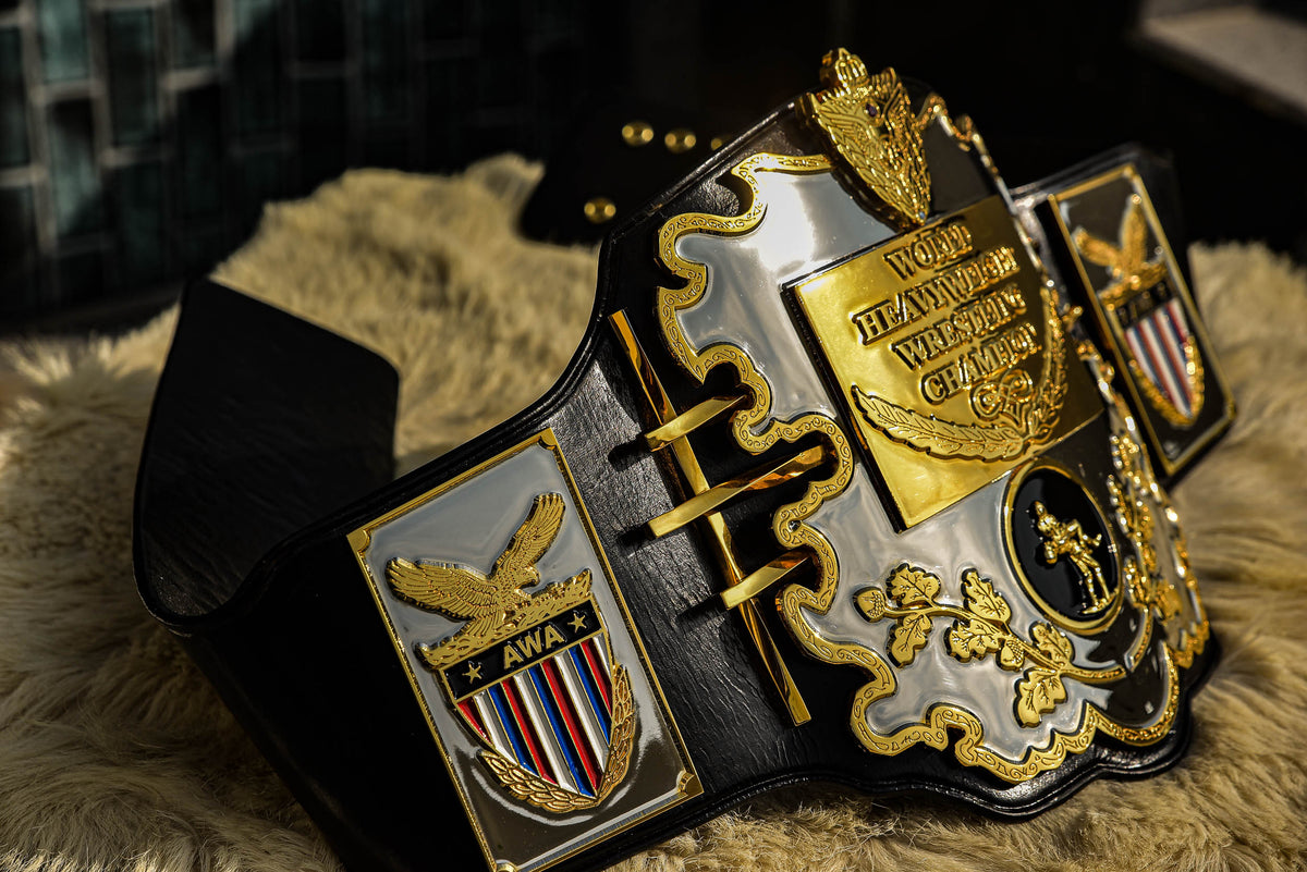 AWA World Title with Twisted Bars