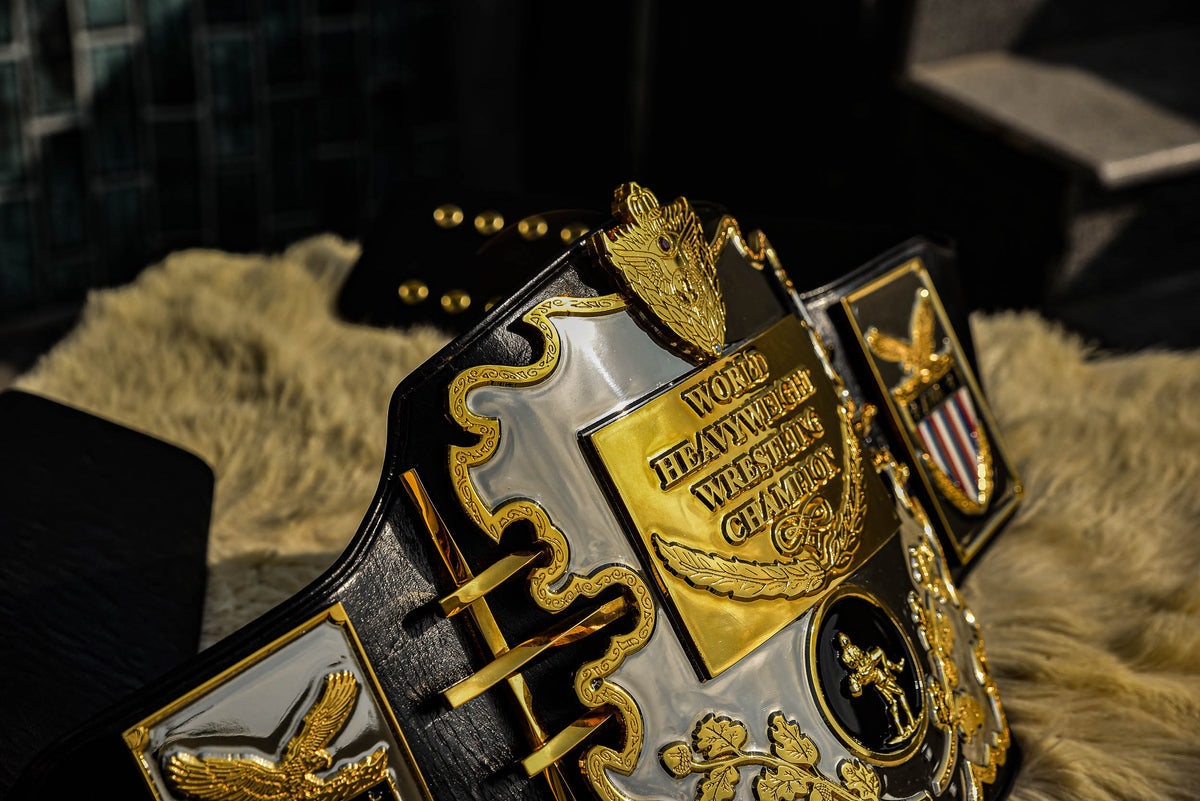 AWA World Title with Twisted Bars