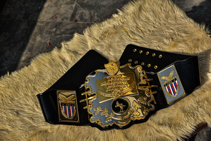 AWA World Title with Twisted Bars