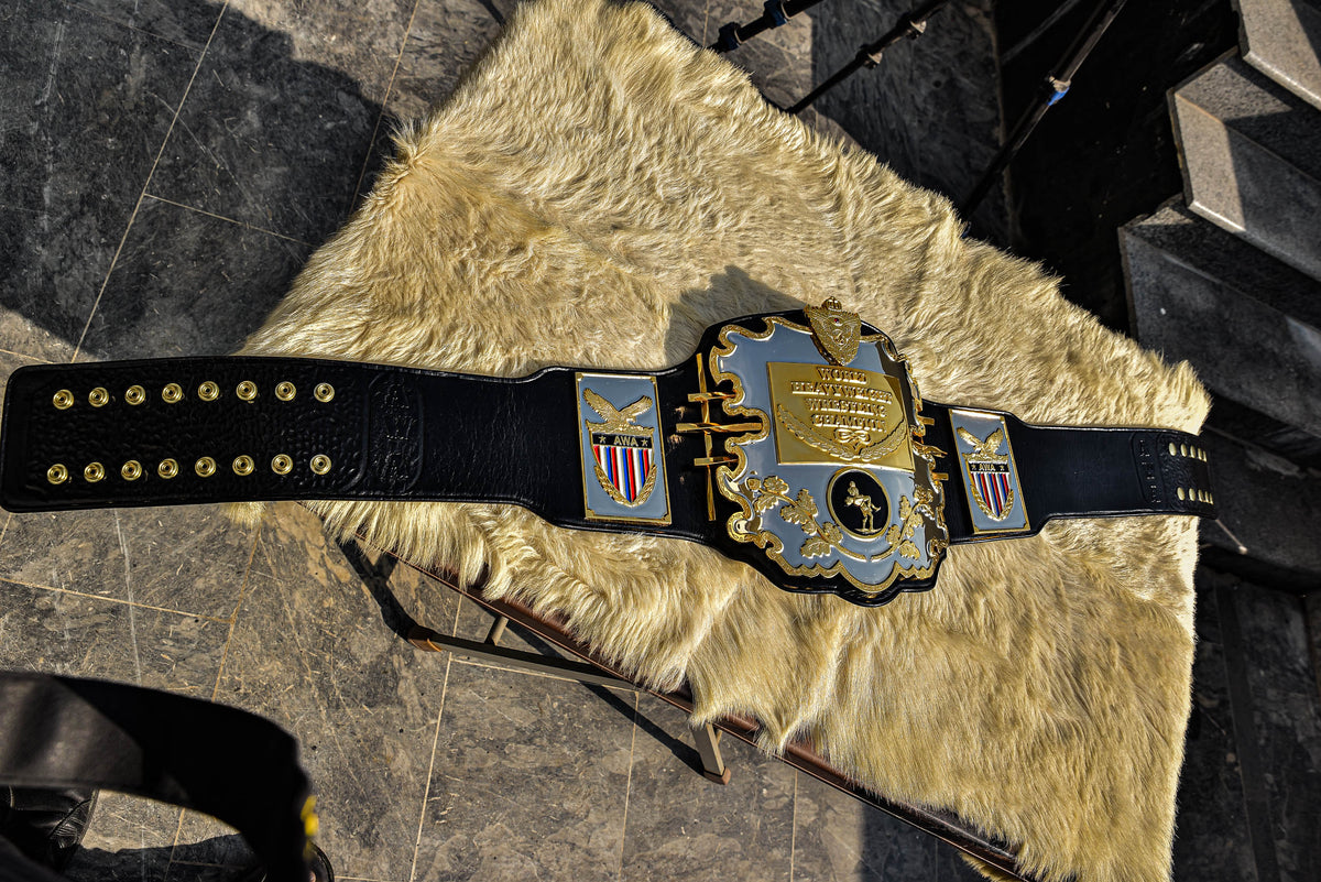 AWA World Title with Twisted Bars