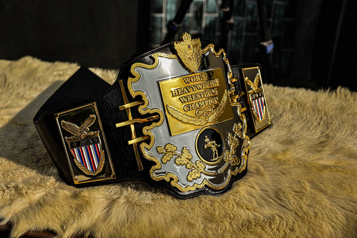 AWA World Title with Twisted Bars