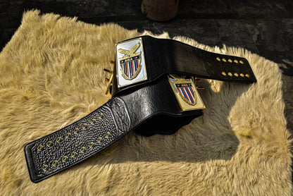 AWA World Title with Twisted Bars
