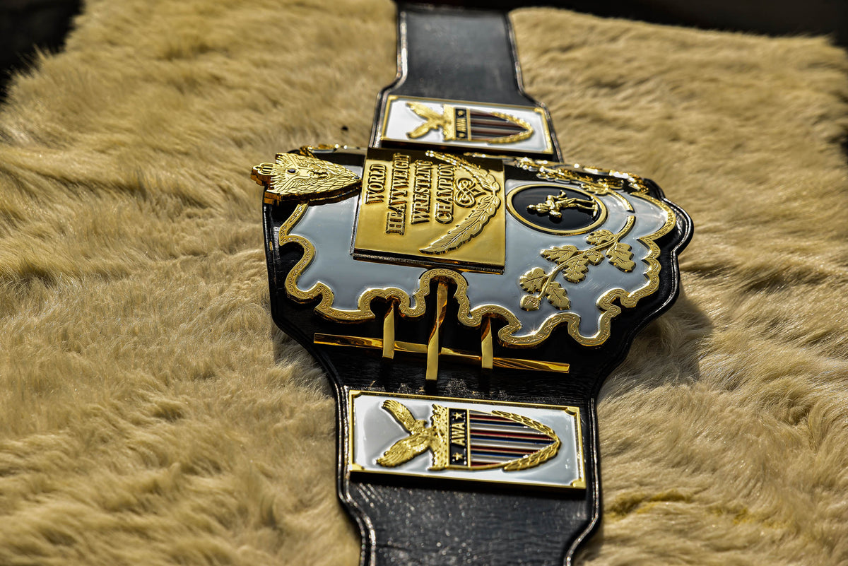 AWA World Title with Twisted Bars