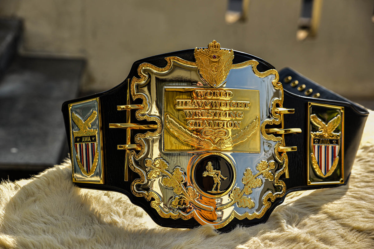 AWA World Title with Twisted Bars