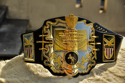 AWA World Title with Twisted Bars