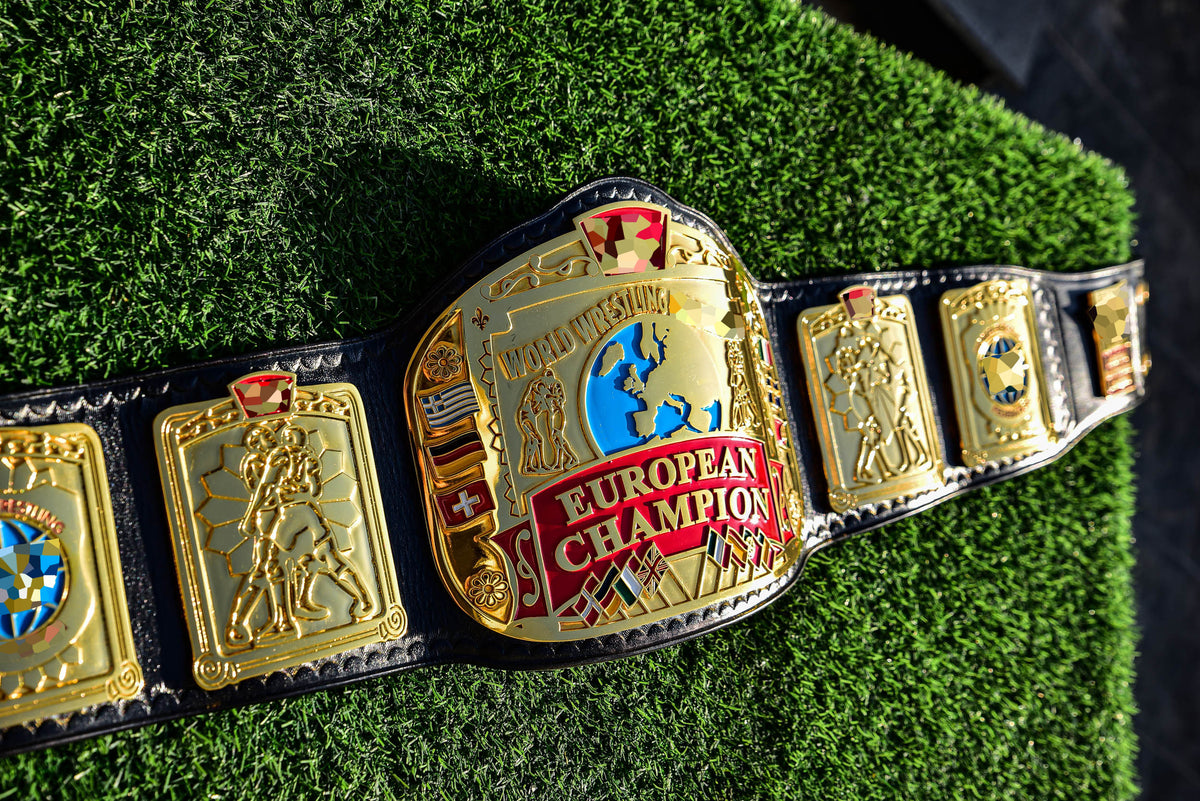 Block Logo Euro Title with Black Leather
