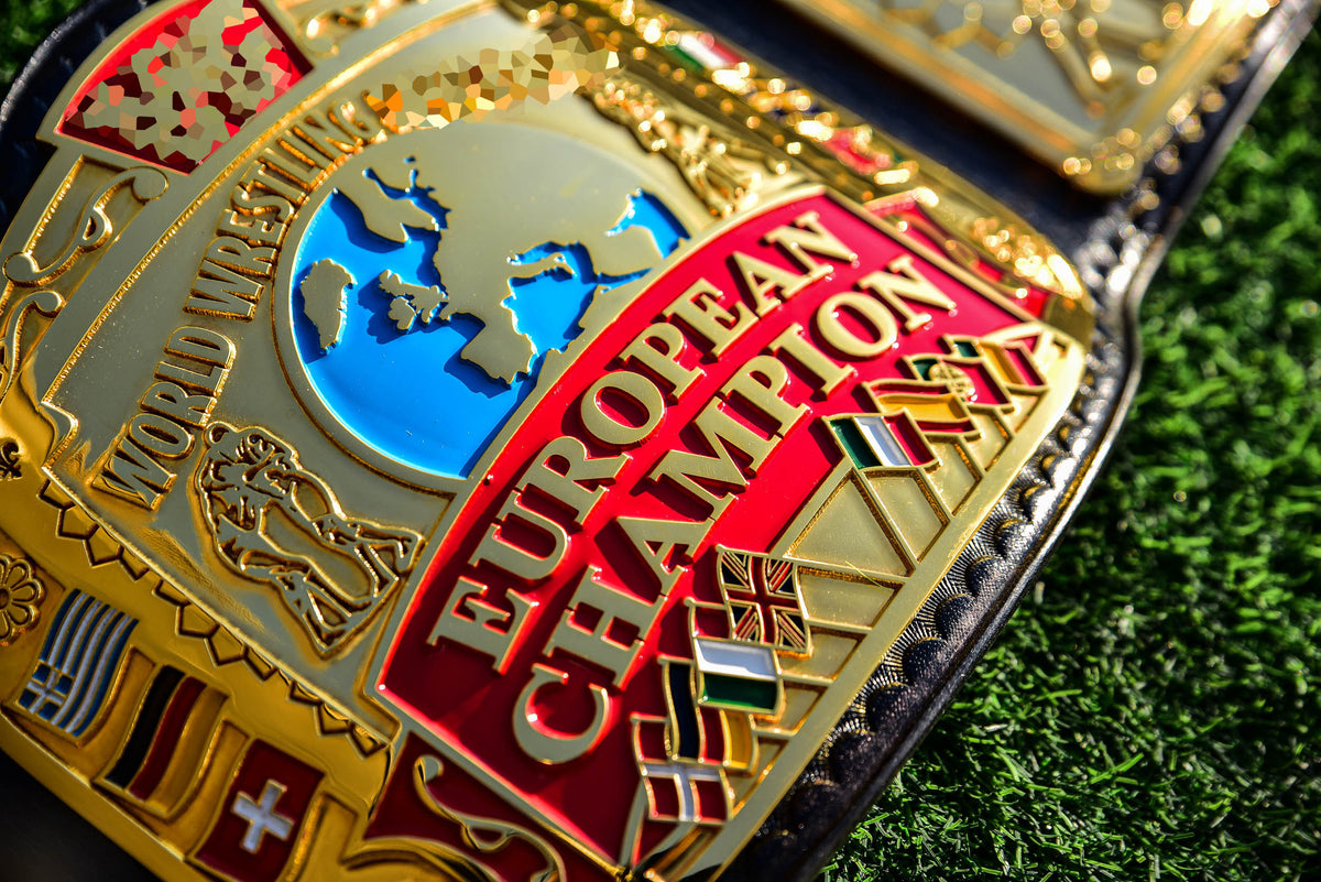 Block Logo Euro Title with Black Leather
