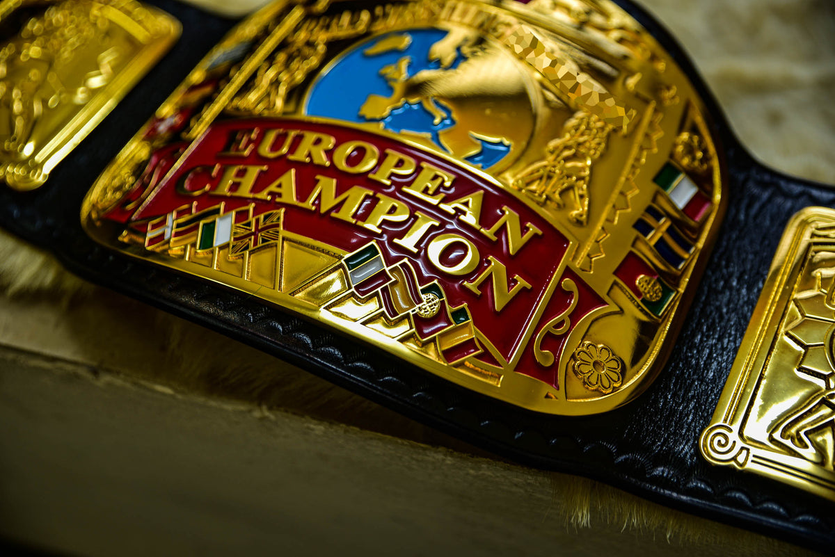 Block Logo Euro Title with Black Leather