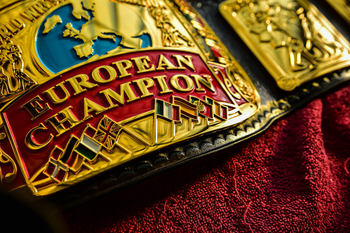 Block Logo Euro Title with Black Leather