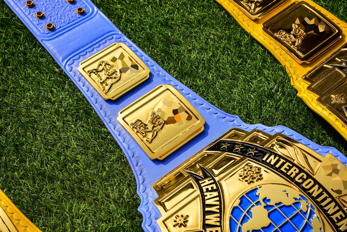4.2mm Classic IC Title Blue Leather Sharp Corners