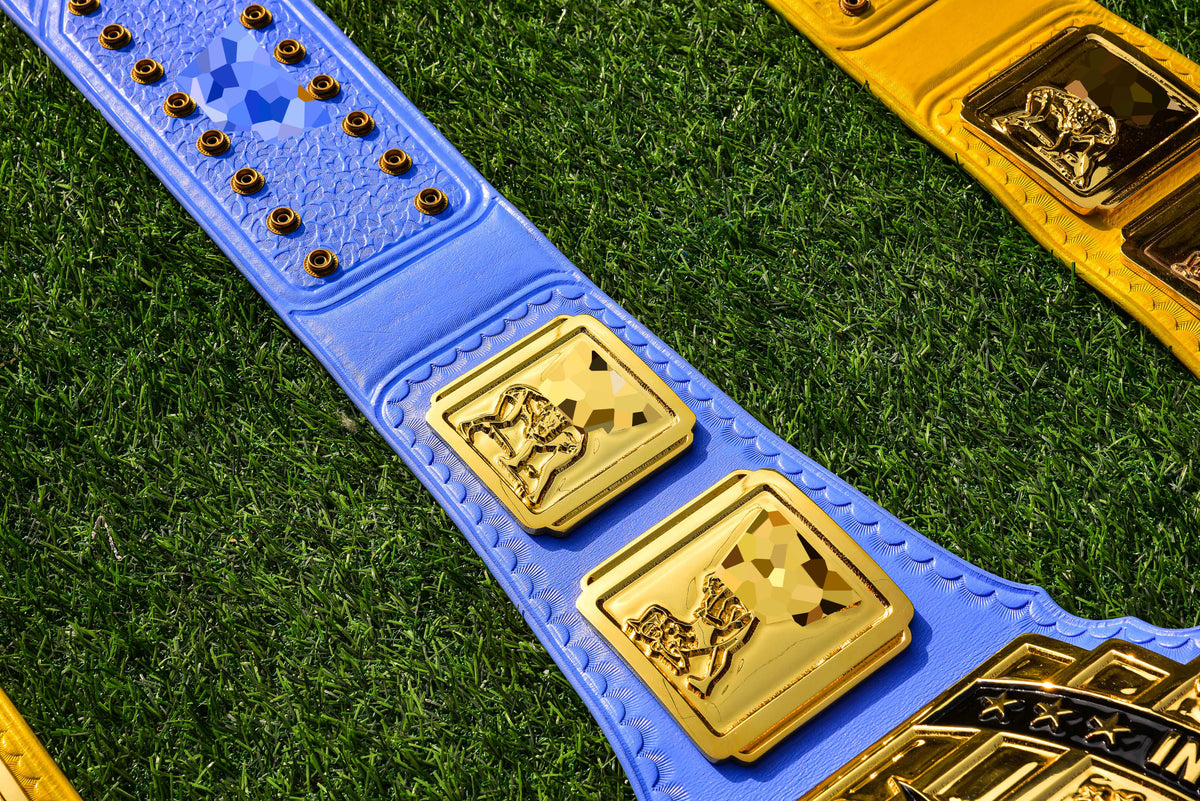 4.2mm Classic IC Title Blue Leather Sharp Corners