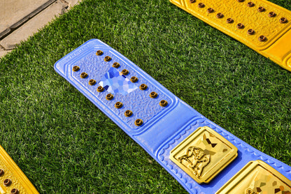 4.2mm Classic IC Title Blue Leather Sharp Corners