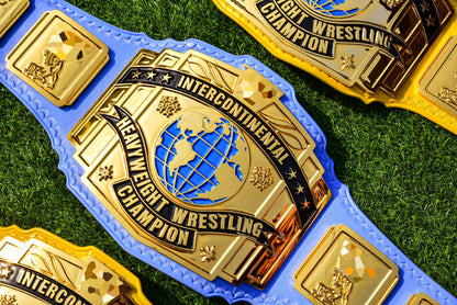 4.2mm Classic IC Title Blue Leather Sharp Corners