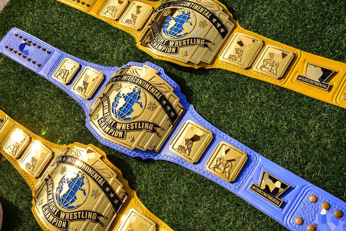 4.2mm Classic IC Title Blue Leather Sharp Corners