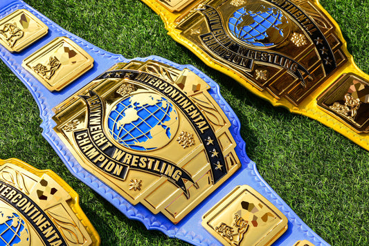 4.2mm Classic IC Title Blue Leather Sharp Corners