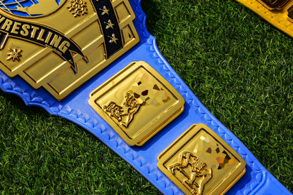 4.2mm Classic IC Title Blue Leather Sharp Corners