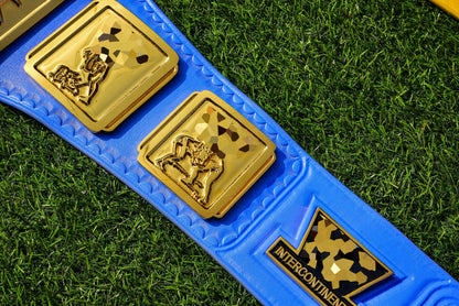 4.2mm Classic IC Title Blue Leather Sharp Corners