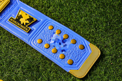 4.2mm Classic IC Title Blue Leather Sharp Corners