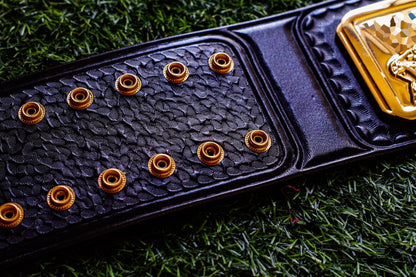4.2mm Classic IC Title Black Leather Sharp Corners Gallery 1