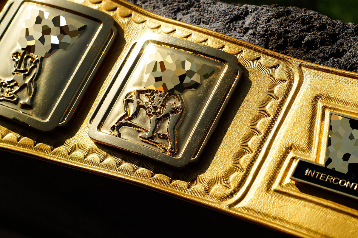 4.2mm Classic IC Title Gold Leather Rounded Corners