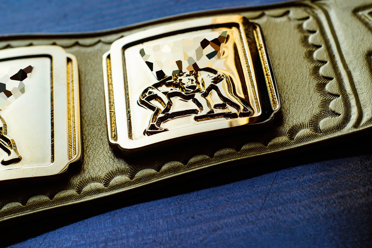4.2mm Classic IC Title Gold Leather Rounded Corners