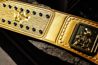 4.2mm Classic IC Title Gold Leather Rounded Corners