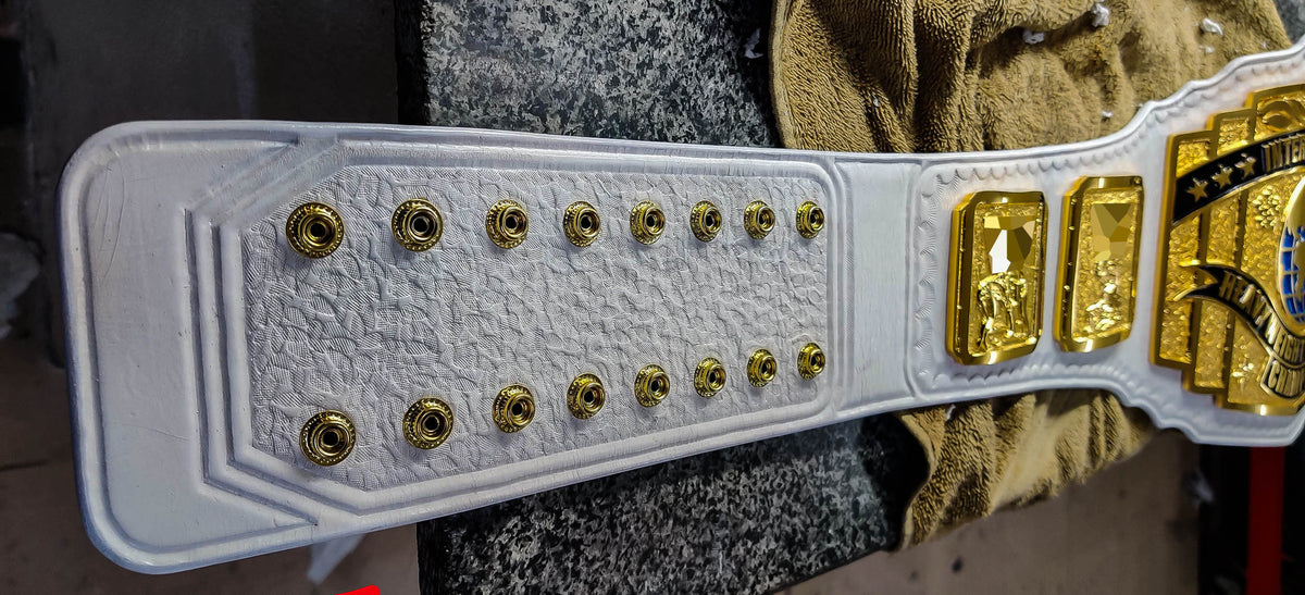 4.2mm Classic Nugget Texture IC Title White Leather