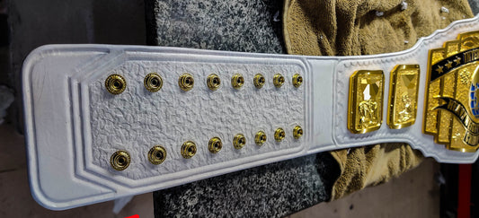 4.2mm Classic Nugget Texture IC Title White Leather