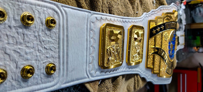 4.2mm Classic Nugget Texture IC Title White Leather